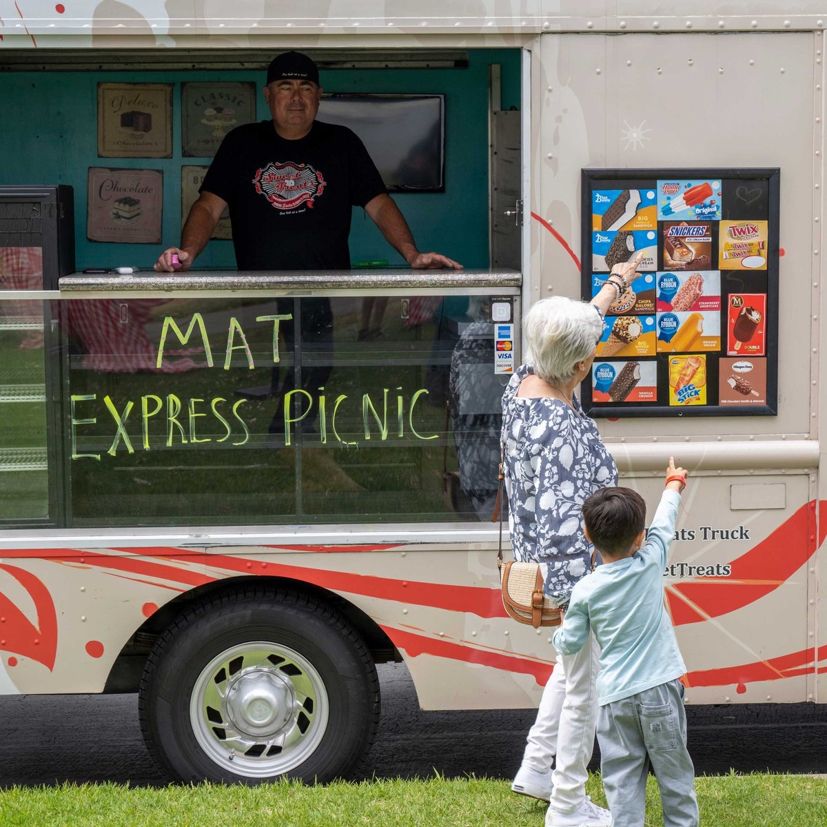 Food Truck At Company Picnic